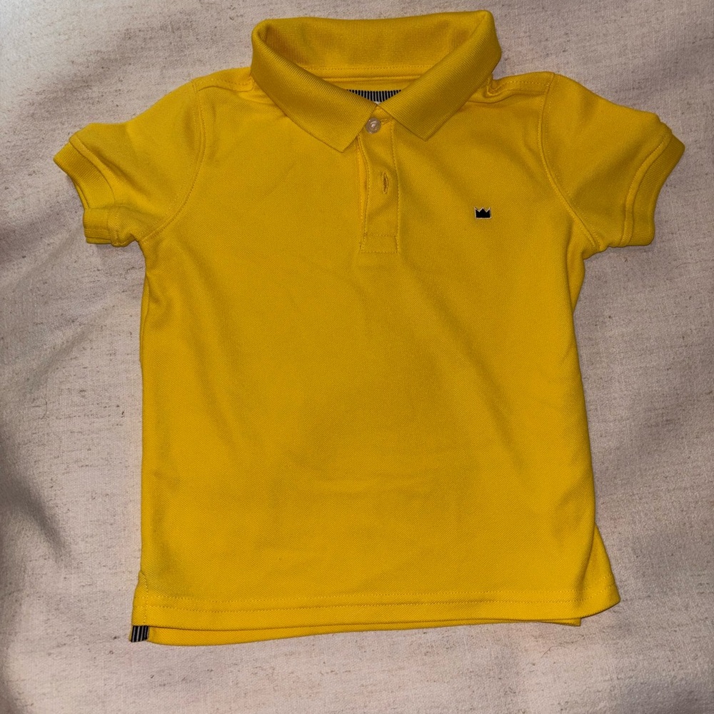 Crown and Ivy Yellow Polo Shirt for Kids